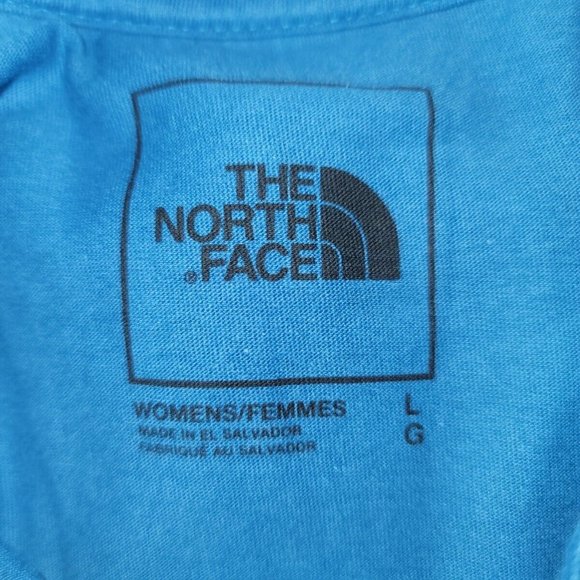 The North Face Women's Small Half Dome T Shirt Cotton Blue - Picture 3 of 5